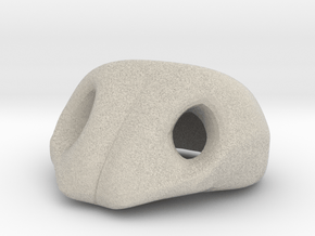 Dog nose for plushies or puppets in Natural Sandstone
