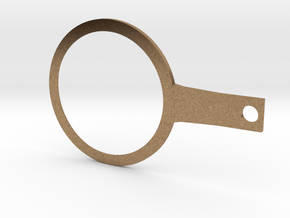 Lever for 4cm ping pong ball (movable puppet eye) in Natural Brass