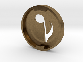 Music Note Bud Cover for GLASS in Natural Bronze