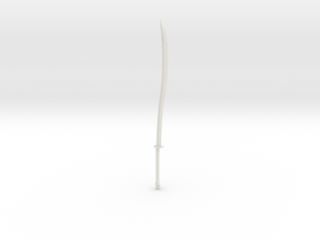 Smaller Elven Sword in White Natural Versatile Plastic