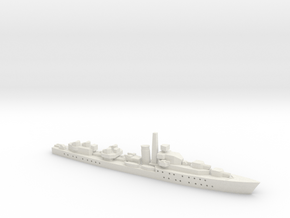 HMS Barfleur (Battle class) 1:1800 in White Natural Versatile Plastic