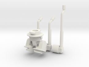 Robot V WSF parts in White Natural Versatile Plastic