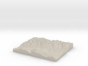 Model of Schlans in Natural Sandstone