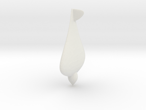 Dove scaled in White Natural Versatile Plastic