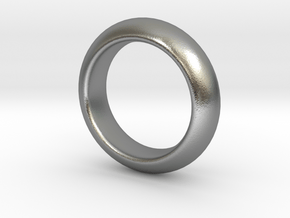 Sinoid Ring mm scale in Natural Silver