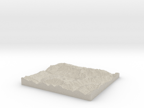 Model of Telluride in Natural Sandstone
