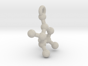 Pendant- Molecule- Fructose (sugar) in Natural Sandstone