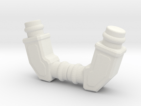 L Joint in White Natural Versatile Plastic