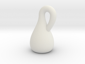 kleinbottle 4part of Paul Chang mm scale in White Natural Versatile Plastic