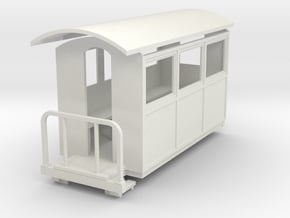 009 small closed  coach in White Natural Versatile Plastic