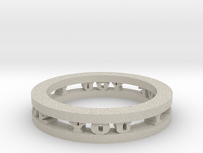 Ring in Natural Sandstone