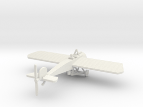 FOKKER EIII WITH PILOT 1/144th in White Natural Versatile Plastic