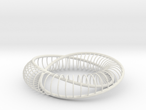 Homage to Lacan | Moebius Arc | 32x8 | 0.375 in White Natural Versatile Plastic