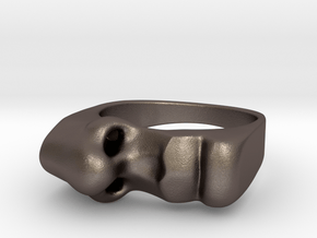 Taste and Smell Ring in Polished Bronzed Silver Steel: 7 / 54