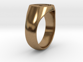 Assassin's Creed Ring 02 US9 in Natural Brass