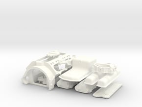1/8 Scale Buick Nailhead Basic Block Kit in White Processed Versatile Plastic