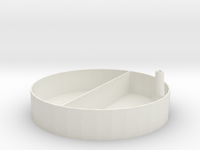 Container in White Natural Versatile Plastic