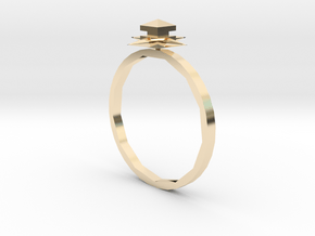 Temple Ring - Sz. 7 in 14K Yellow Gold