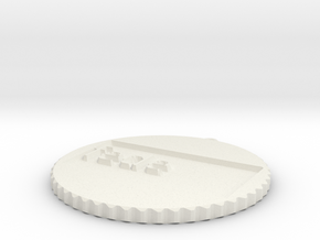 by kelecrea, engraved: fede in White Natural Versatile Plastic