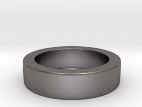 Men's Size 10 US Single Bubble Ring in Polished Nickel Steel