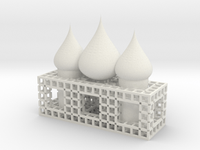 fractal555 dome3Church in White Natural Versatile Plastic
