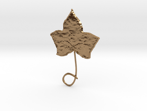 Ivy Necklace Orniment in Natural Brass