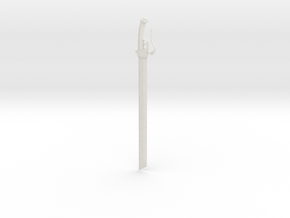 Larger Titian Sword 1 in White Natural Versatile Plastic