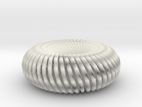 27torusknot braid scale in White Natural Versatile Plastic