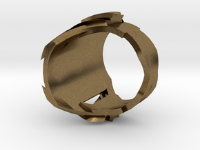 Ring Experiment One in Natural Bronze