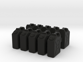 1/35 US Military Water Cans in Black Natural Versatile Plastic