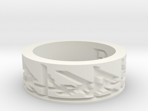 by kelecrea, engraved: RAMI in White Natural Versatile Plastic