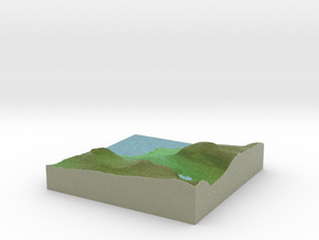 Terrafab generated model Fri Jan 03 2014 09:40:16  in Full Color Sandstone