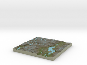 Terrafab generated model Mon Jan 20 2014 03:24:36  in Full Color Sandstone
