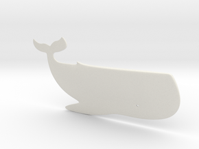 Whale - Butter knife in White Natural Versatile Plastic
