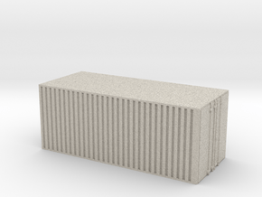 28mm simple cargo container hollow in Natural Sandstone