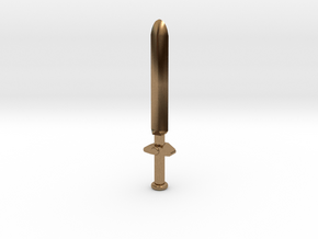 Sword, version 1 in Natural Brass