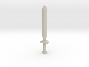 Sword, version 1 in Natural Sandstone
