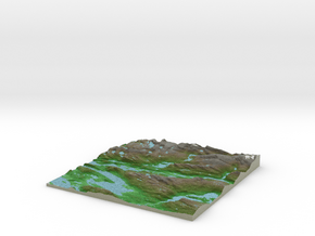 Terrafab generated model Tue Jan 21 2014 22:35:48  in Full Color Sandstone