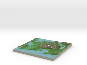 Terrafab generated model Sat Jan 11 2014 12:32:46  in Full Color Sandstone