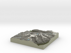 Terrafab generated model Fri Jan 10 2014 19:35:12  in Full Color Sandstone