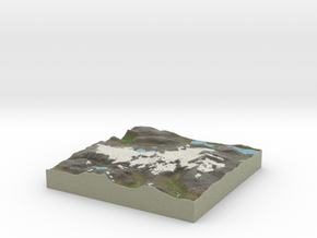 Terrafab generated model Sat Jan 11 2014 12:32:46  in Full Color Sandstone