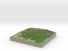 Terrafab generated model Fri Dec 20 2013 14:19:32  in Full Color Sandstone