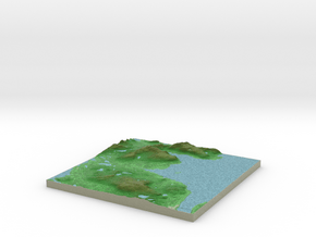Terrafab generated model Fri Jan 03 2014 15:43:50  in Full Color Sandstone