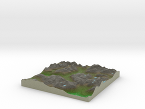 Terrafab generated model Thu Jan 23 2014 13:35:05  in Full Color Sandstone