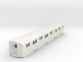 ho scale r27/r30 subway car new york city (single) in White Natural Versatile Plastic