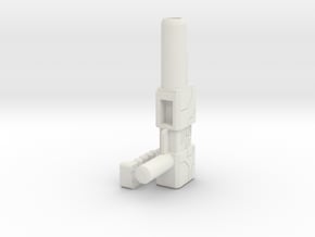 Transformers Cannon weapon in White Natural Versatile Plastic