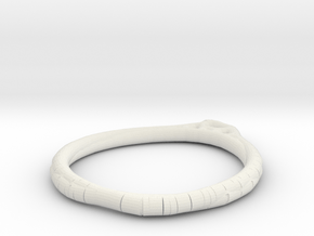 Minimalist Bracelet 6 in White Natural Versatile Plastic