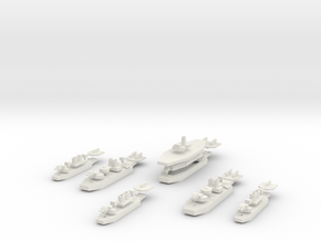 Chilean Carrier Battle Group in White Natural Versatile Plastic