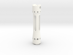 Tritium Keychain Flashlight in White Processed Versatile Plastic