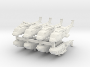 Eurocopter NH90 1:600 x8 (WSF) in White Natural Versatile Plastic